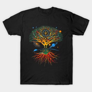 manifestation colorful tree T-Shirt